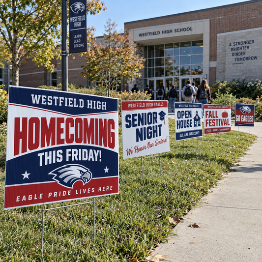 School Yard Signs: The Complete Guide to Sizes, Materials, Uses & Bulk Ordering